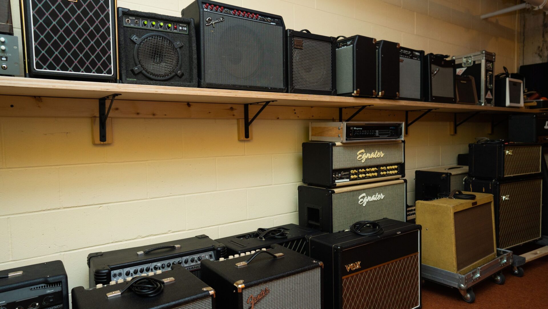 Live sound setup at The Record Co.