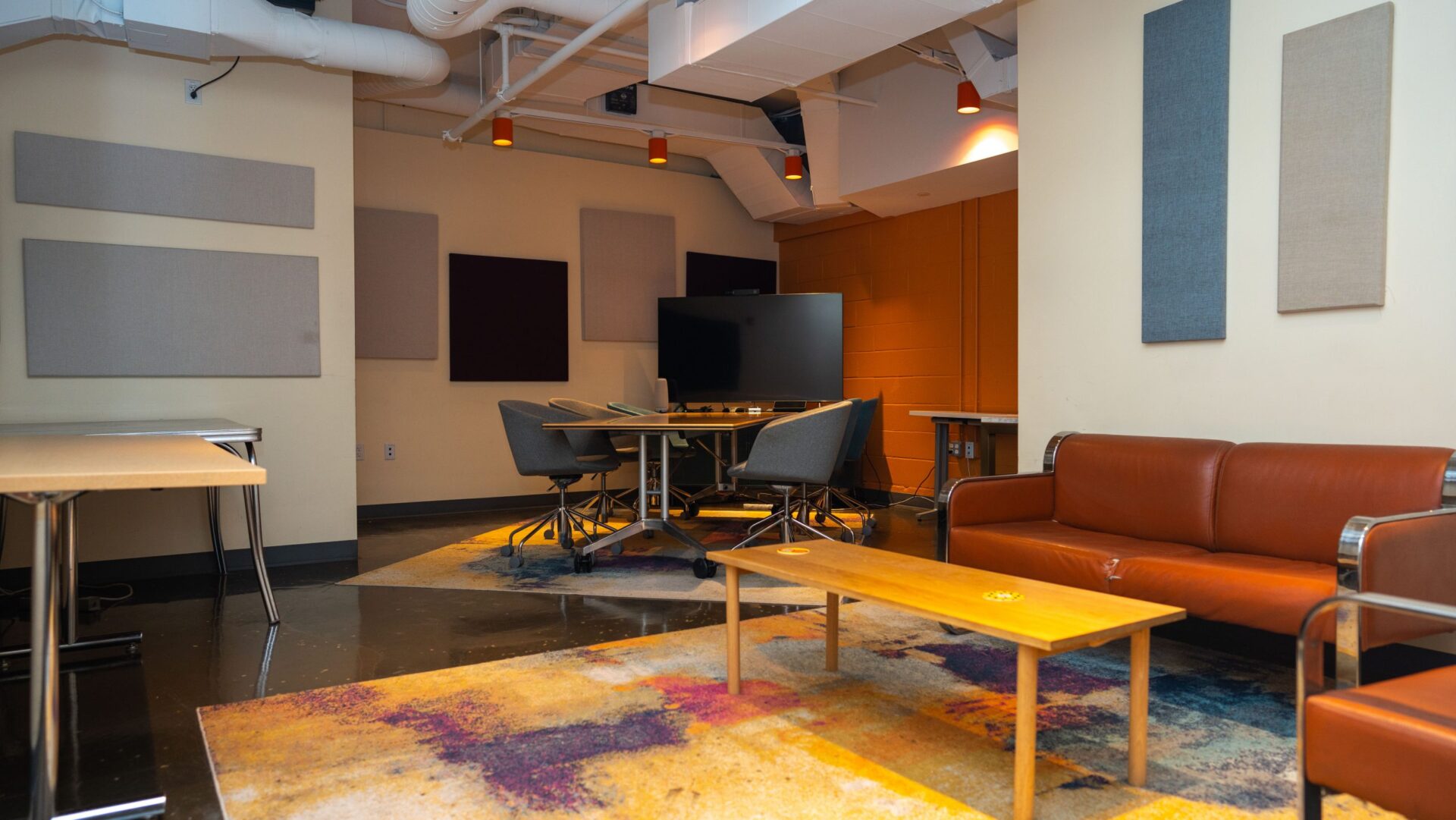 Community Room at 960 Mass Ave Boston — meeting space, podcast studio, event venue