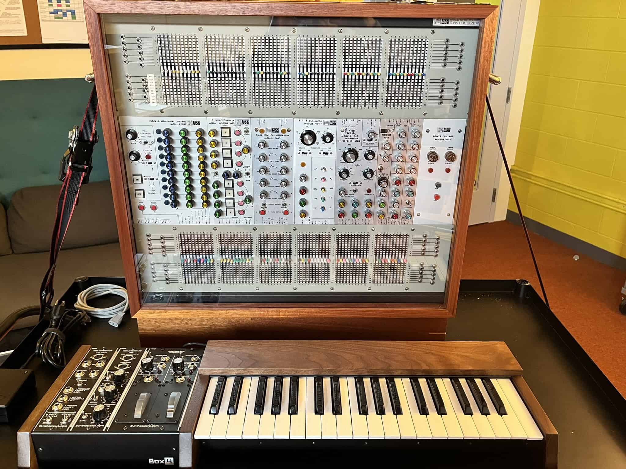 Close up of the Antonus 2600 Synthesizer